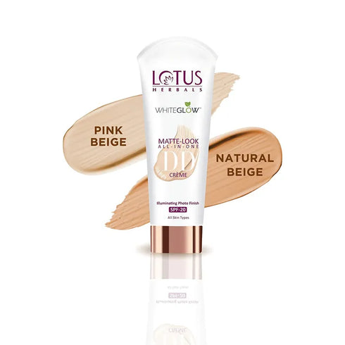 Lotus Whiteglow Matt Look Dd Creme Spf 20 Pink Beige